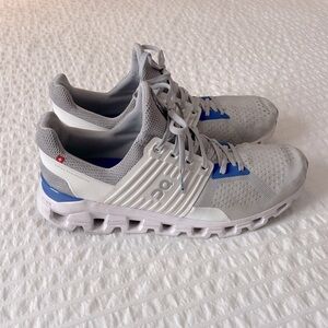 On Men’s Cloudswift 2 Running Shoes Glacier/Cobalt